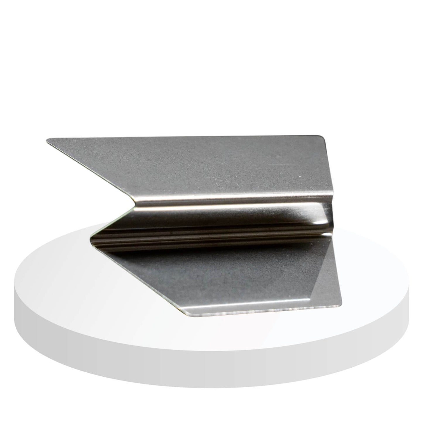 Stainless steel cannabis scraper for filling papers and cones