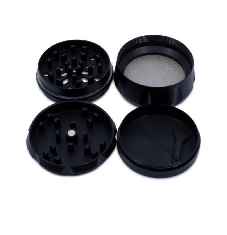 Easy-turn cannabis grinder designed for accessibility and reduced wrist strain during grinding.
