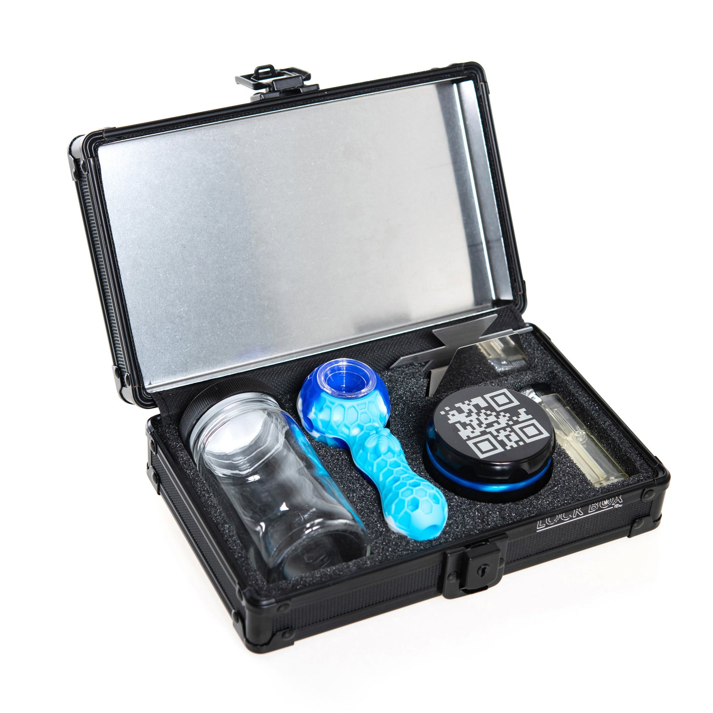 Lockable Tree Lock Box cannabis storage solution designed for discreet home organization and safe storage of cannabis products.